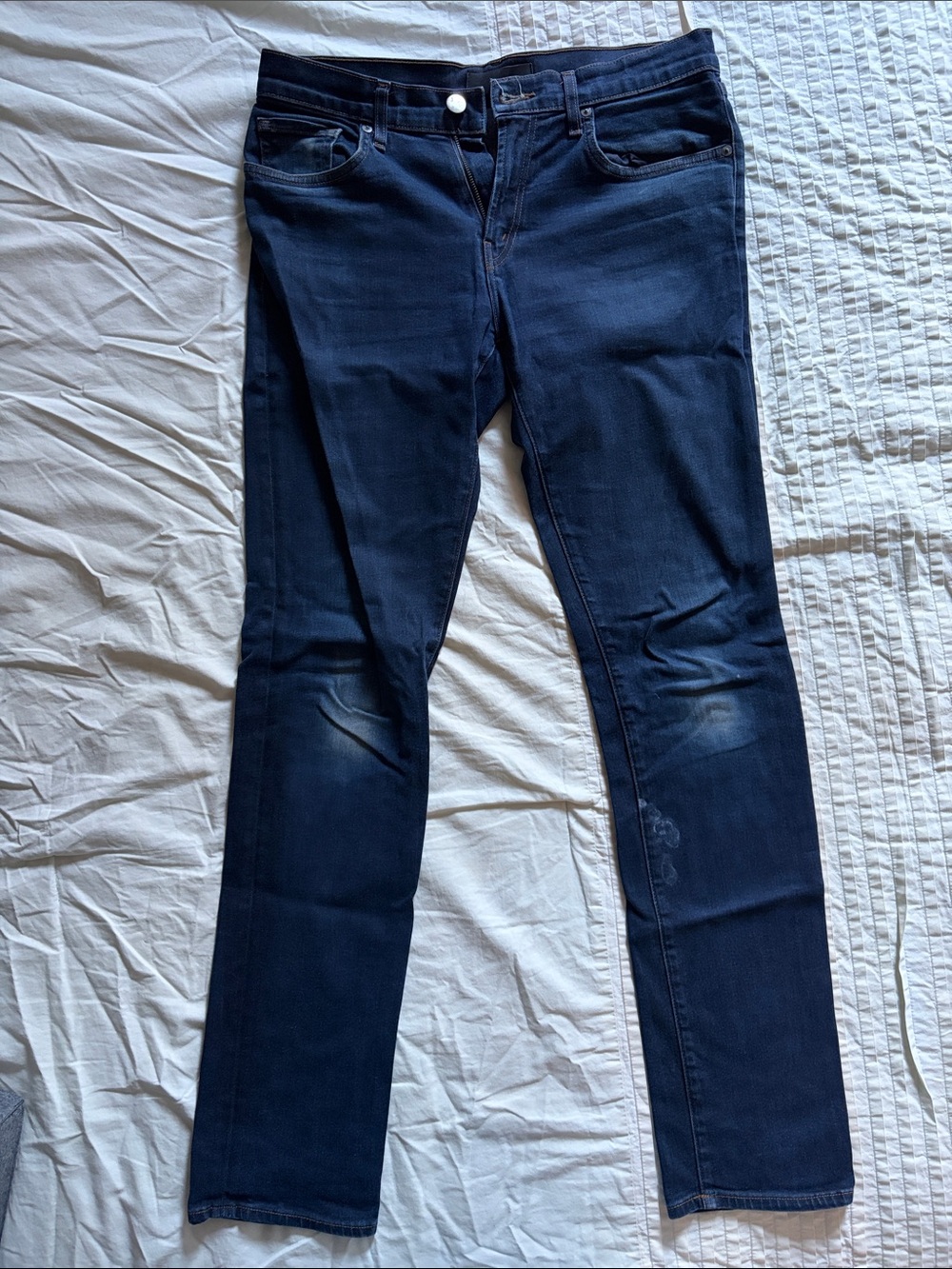 J Brand Men’s Tyler Slim Fit Jeans in Wilson Dark Blue Indigo